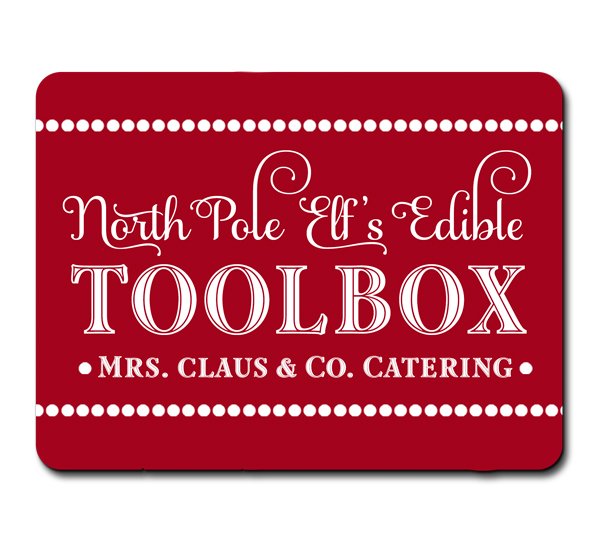 Santa's Workshop Elves Toolbox Tags