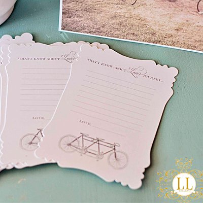 Two in Love Sweet Memory & Advice Cards