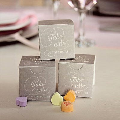 Valentina Collection Square Favor Box Set