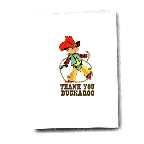 Buckaroo Thank You Notes