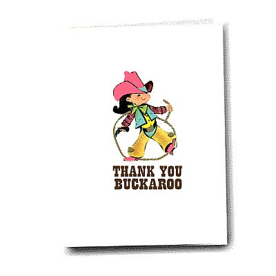 Rhinestone Cowgirl Thank You Notes