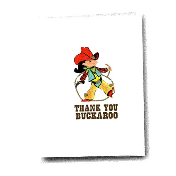 Buckaroo Thank You Notes