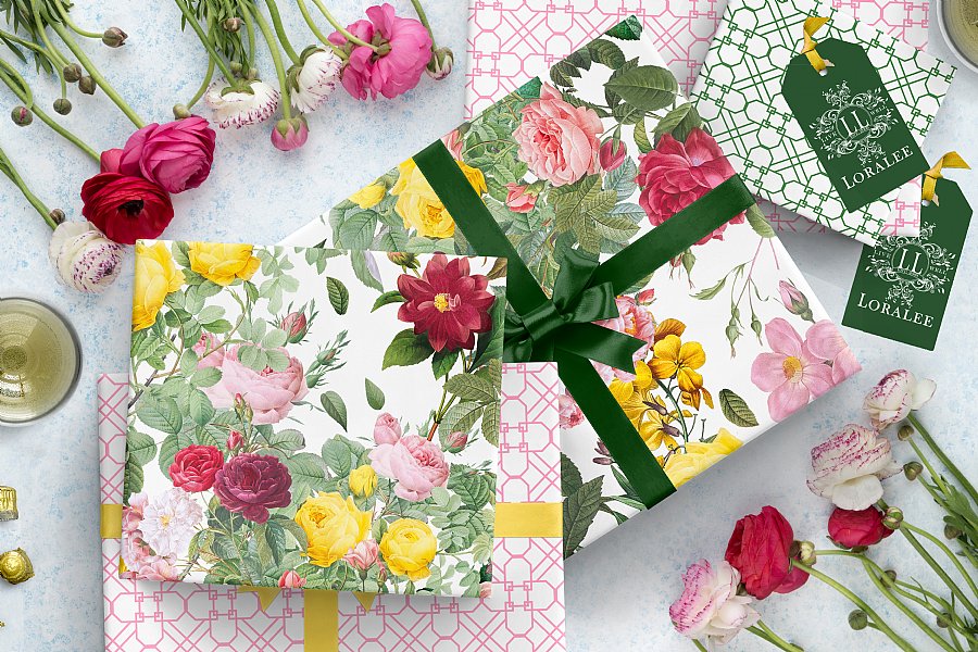 Vienna Rose Collection Gift Wrap