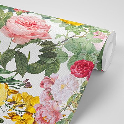 Vienna Floral Rose Wallpaper