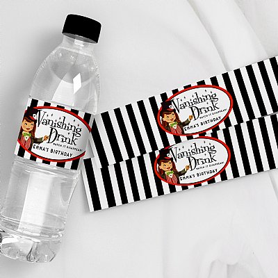 Hocus Pocus Water Bottle Labels (White Skin Version)