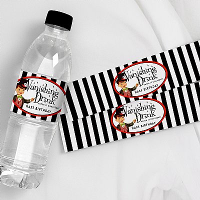 Hocus Pocus Water Bottle Labels (White Skin Boy Version)