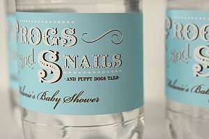 Puppy Dog Tails Water Bottle Labels