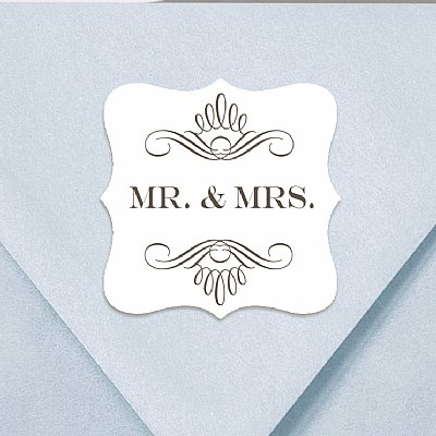 Mr. & Mrs. Luxe Sticker