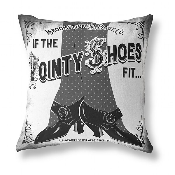 Pointy Shoes Halloween Pillow