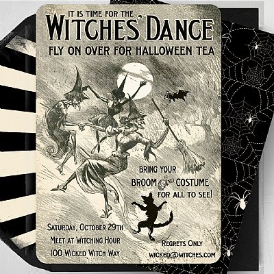 Witches Dance Invitation