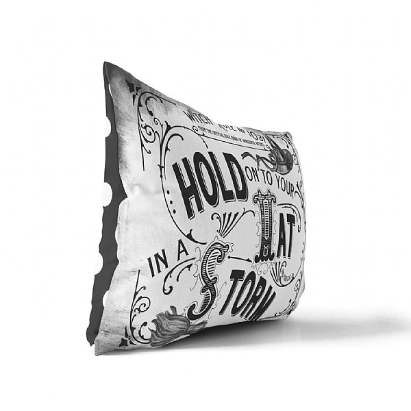  Hold On To Your Hat Halloween Pillow