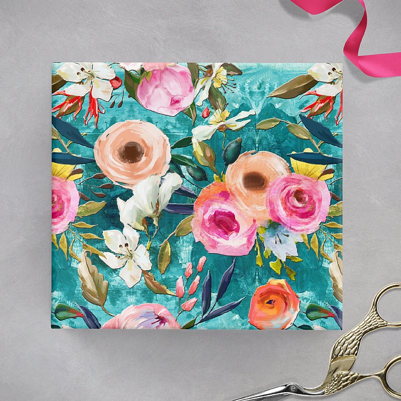 Floral Gift Wrap