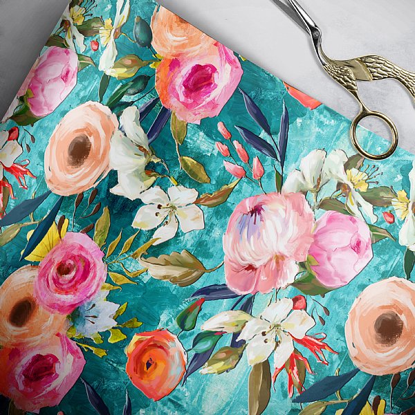 Arquette Floral Gift Wrap