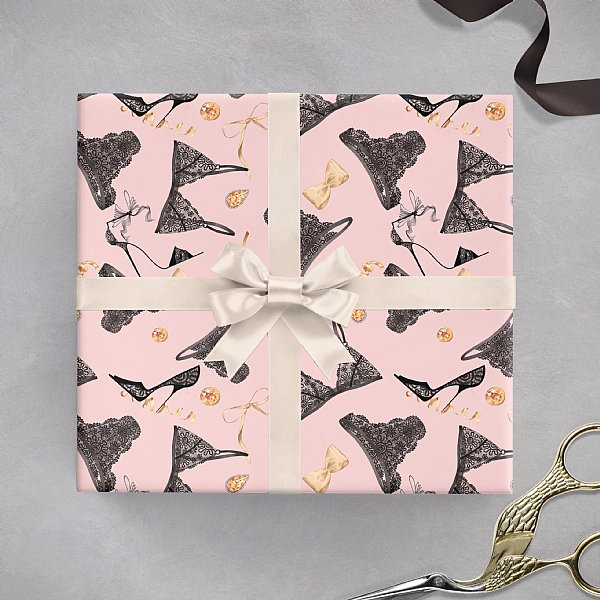 Bombshell Bachelorette Party Gift Wrap