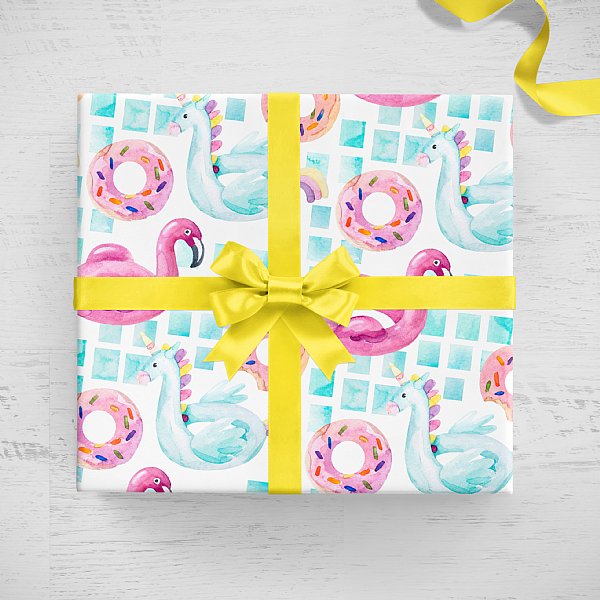 Summer Floaties Gift Wrap