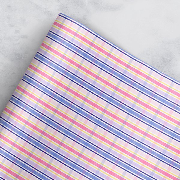 Unicorn Plaid Gift Wrap