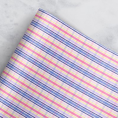 Unicorn Plaid Gift Wrap