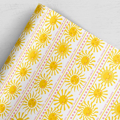 Sunshiny Day Gift Wrap