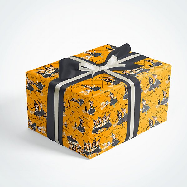 Halloween Witches Wrapping Paper